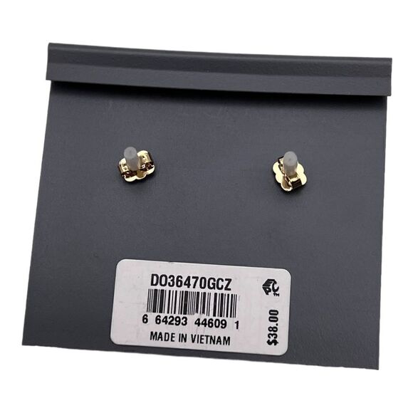 Eliot Danori Crystal Linear Drop Earrings Gold-Tone NWT - Picture 4 of 4